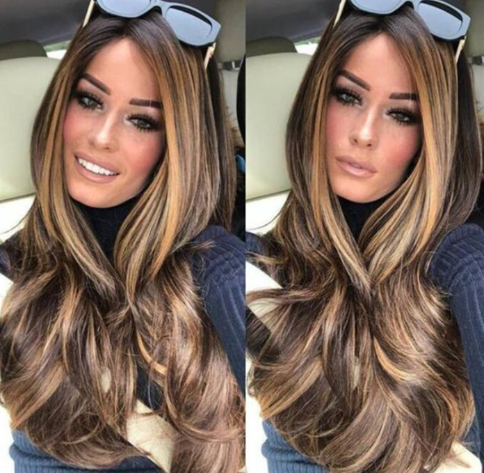 Ladies long straight hairs wig