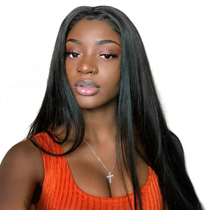 Thin Long Straight Hair Wig