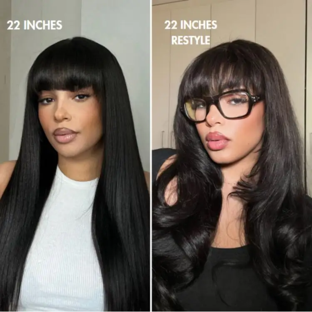13*4 pre cut lace glueless straight wig 210% density