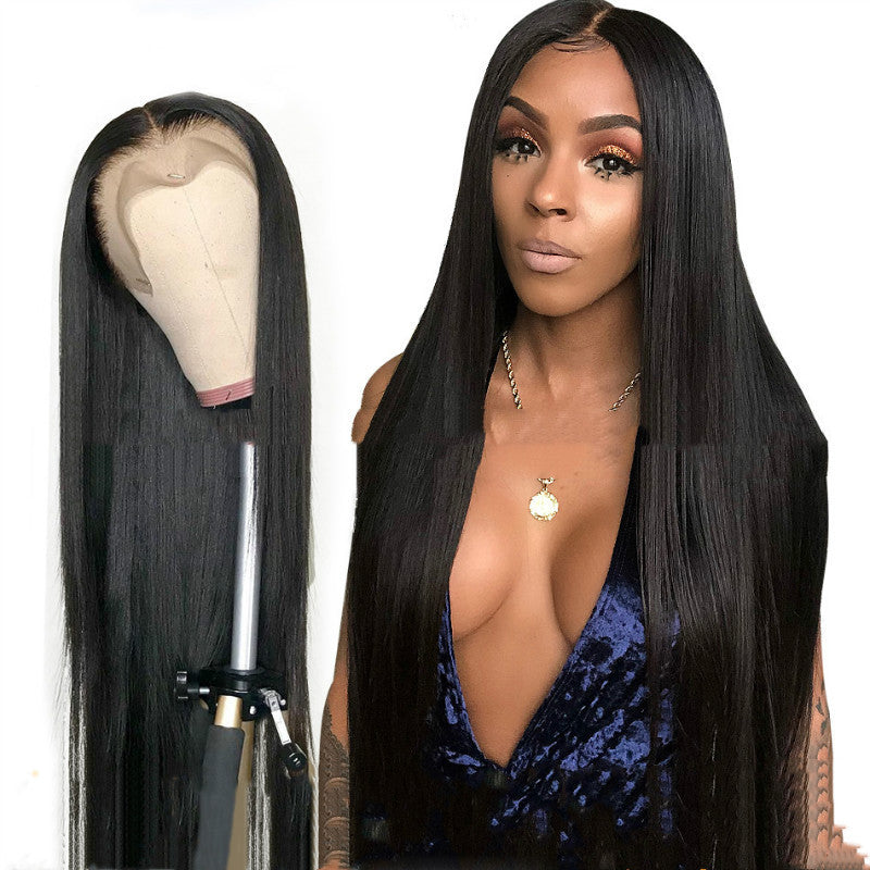 Thin Long Straight Hair Wig