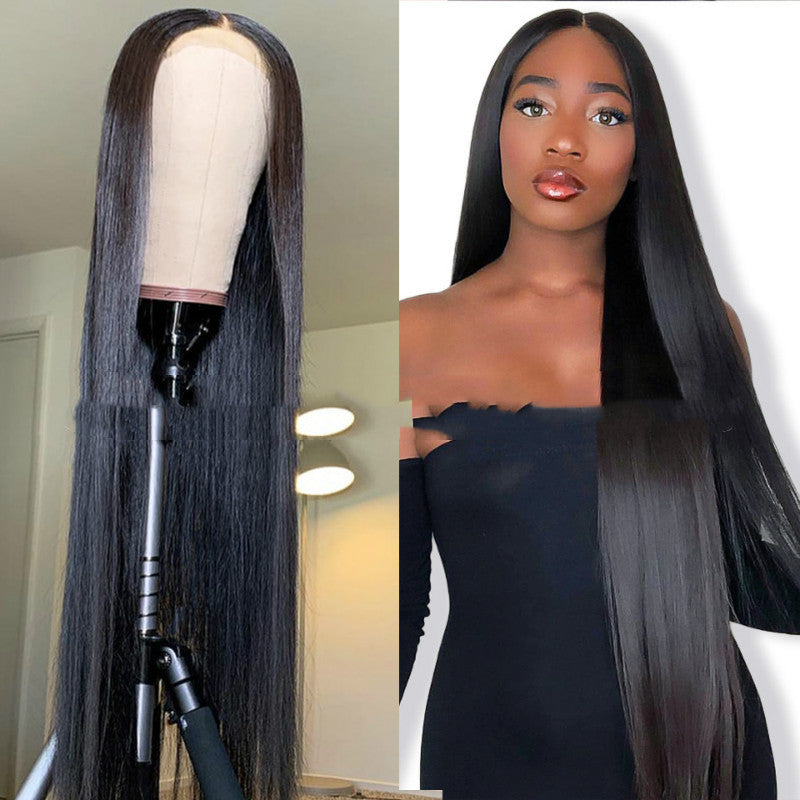 Thin Long Straight Hair Wig