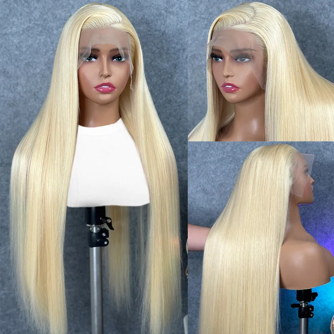 Front lace 13*4  blonde human hair wig