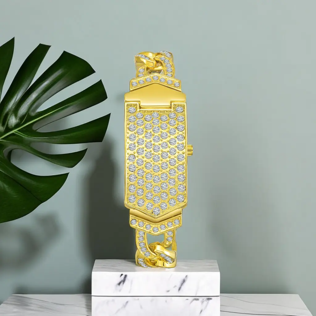 Luxury Diamond bracelet lady gold high quality watch