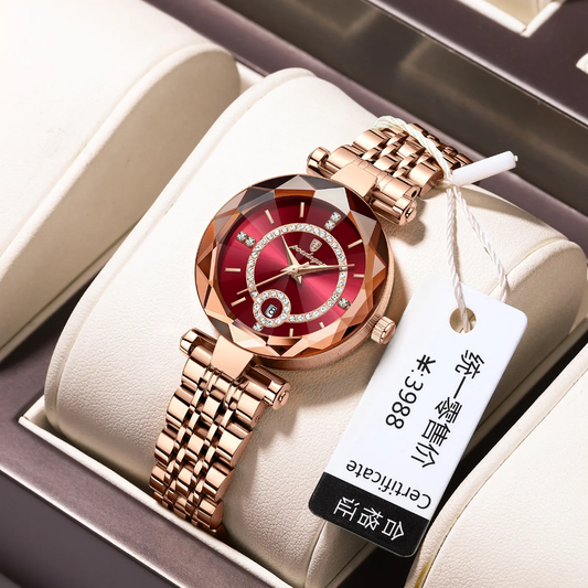 Luxury watch for women waterproof