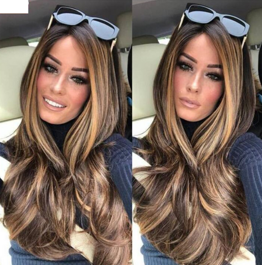 Ladies long straight hairs wig