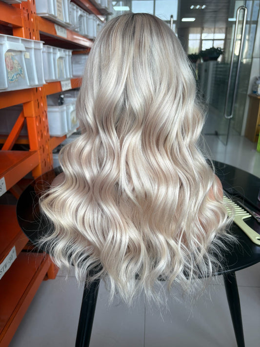 Blond hair wig